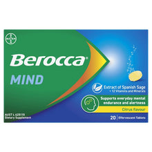 Berocca Mind Citrus 20 Effervescent Tablets - GimmeNow