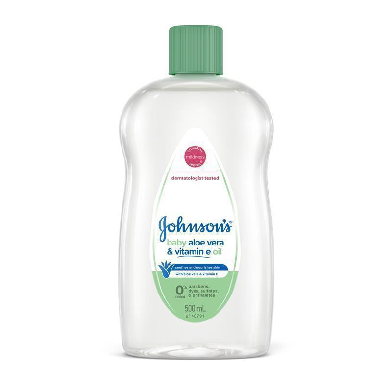 Johnson's Baby Oil with Aloe Vera & Vitamin E 500mL