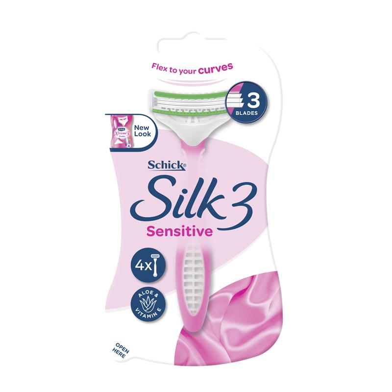 Schick Xtreme 3 Women Sensitive 4 Disposable Razors