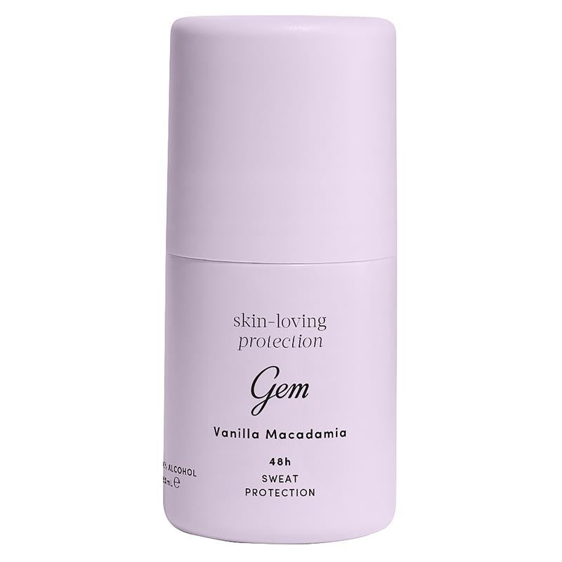 Gem Skin-Loving Antiperspirant Deodorant Roll On Vanilla Macadamia 50ml