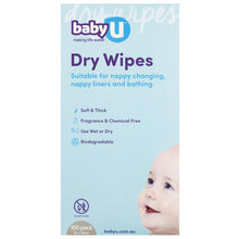 Baby U Dry Wipes 100 Pack