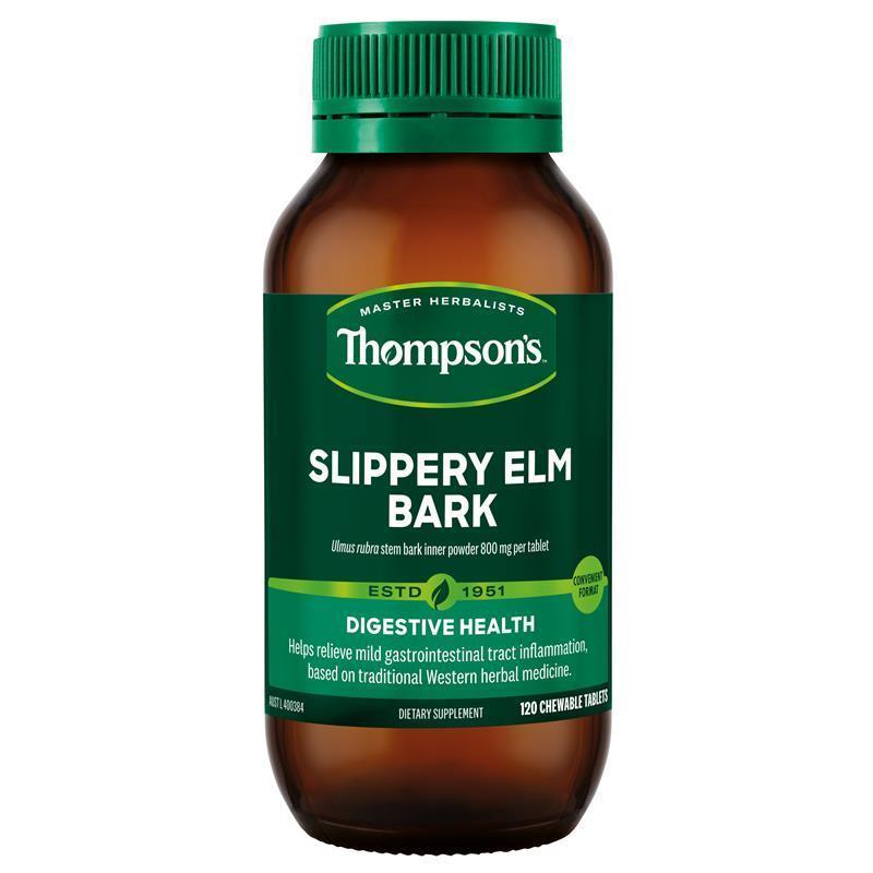 Thompson's Slippery Elm Bark 800mg 120 Tablets