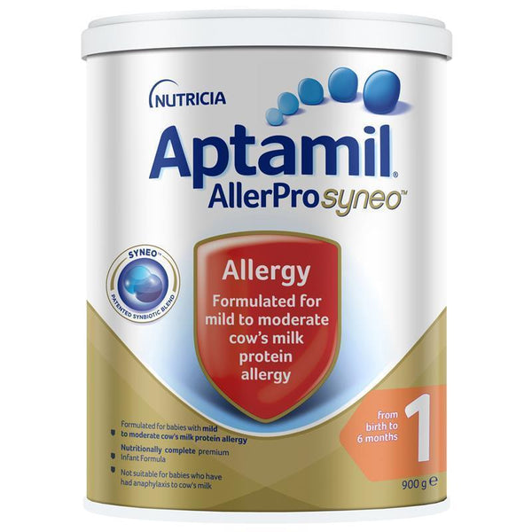 アプタミル アラープロ シネオ 1 アレルギー用プレミアム乳児用調製粉乳（0ヶ月〜6ヶ月）900g