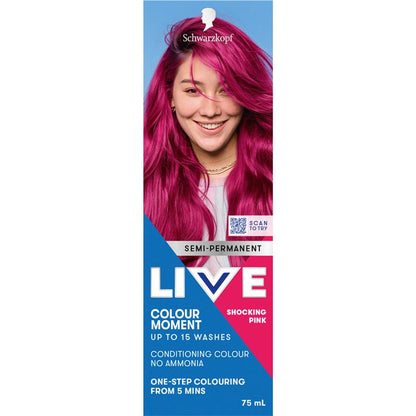 Schwarzkopf LIVE Colour Shocking Pink Semi Permanent 75ml