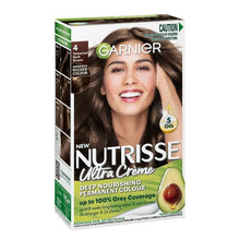 Garnier Nutrisse Permanent Hair Colour - 4 Tamarind Dark Brown (Enriched with 4 Natural Oils)