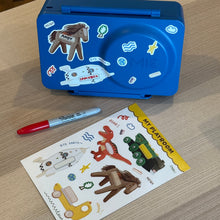 Personalised Waterproof Name Stickers for Lunch Boxes & Drink Bottles – Adventure Quest