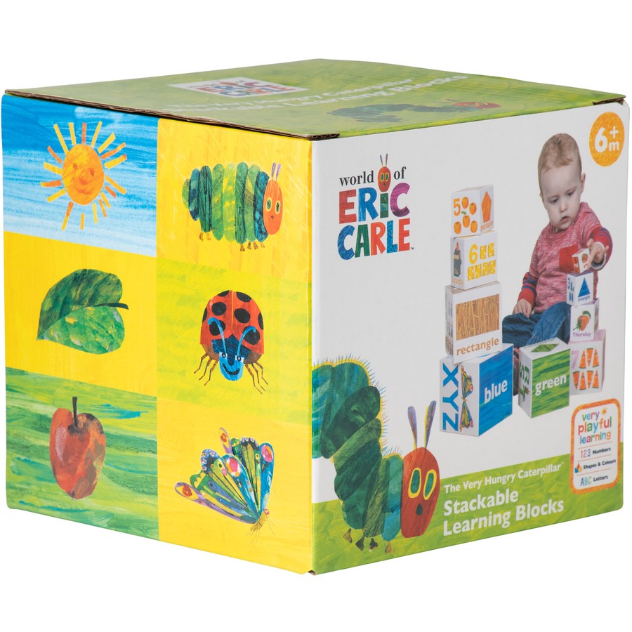 The Very Hungry Caterpillar Stackable Learning Building Blocks Baby Toys Baby Gifts Idea 6m+