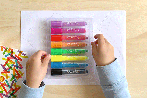 Tiger Tribe Silk Crayons Stationary Art and craft for kids 3yrs+