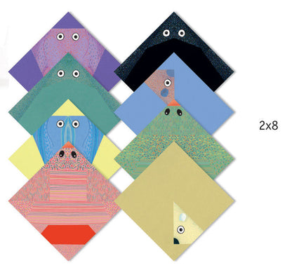 Polar Animals Origami Travel Toys by Djeco Stationary Art and craft for kids Best Seller 4yrs+