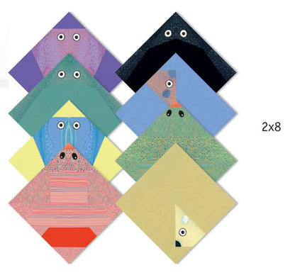 Polar Animals Origami Travel Toys by Djeco Stationary Art and craft for kids Best Seller 4yrs+