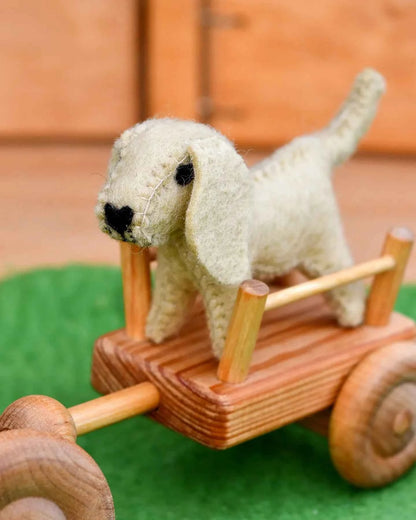 Tara Treasures Felt Dog Pretend & Imaginative Play Farm Animal Toys Felt Animals 3yrs+