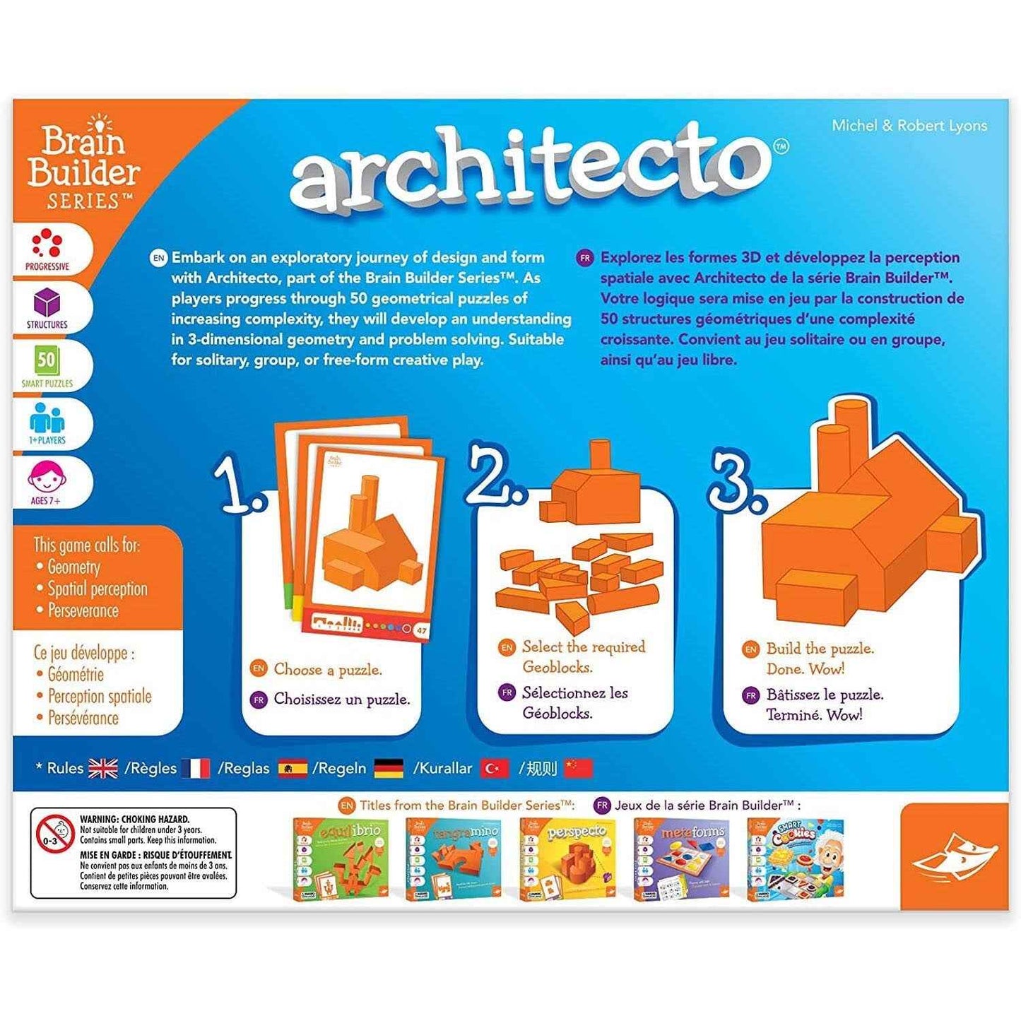 Foxmind Brain Builder Series Architecto Game Early Science STEM Toys Gifting Idea Clearance 7yrs+