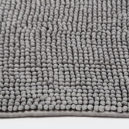 Soft Toggle Bath Mat - Silver Look
