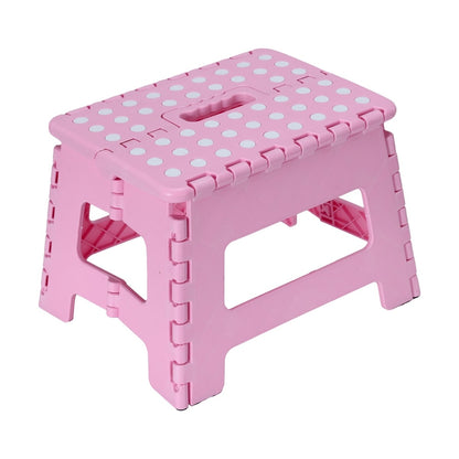 Folding Step Stool - Pink
