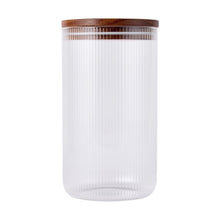 Large Linear Glass Canister