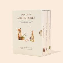 Our Little Adventures (3 Board Books) by Paige Tate First Words Books Introducing Quantity, Colours, Spatial Words and Kindness