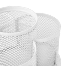Rotating Mesh Pen Caddy - White