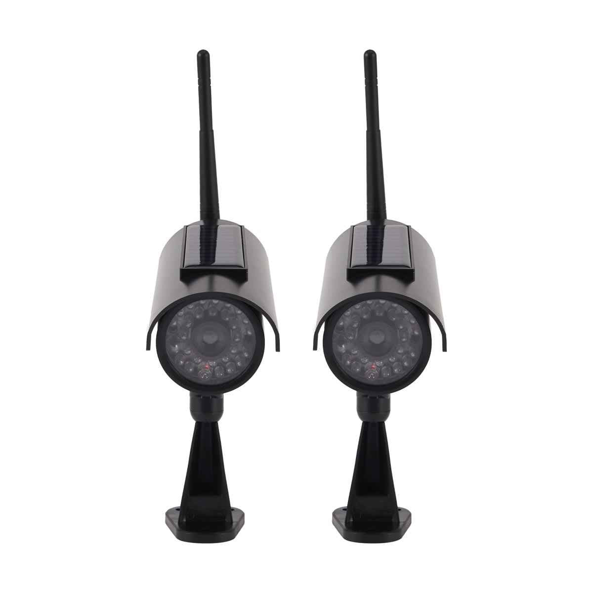 2 Pack Solar Dummy Cameras