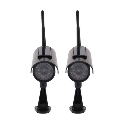 2 Pack Solar Dummy Cameras