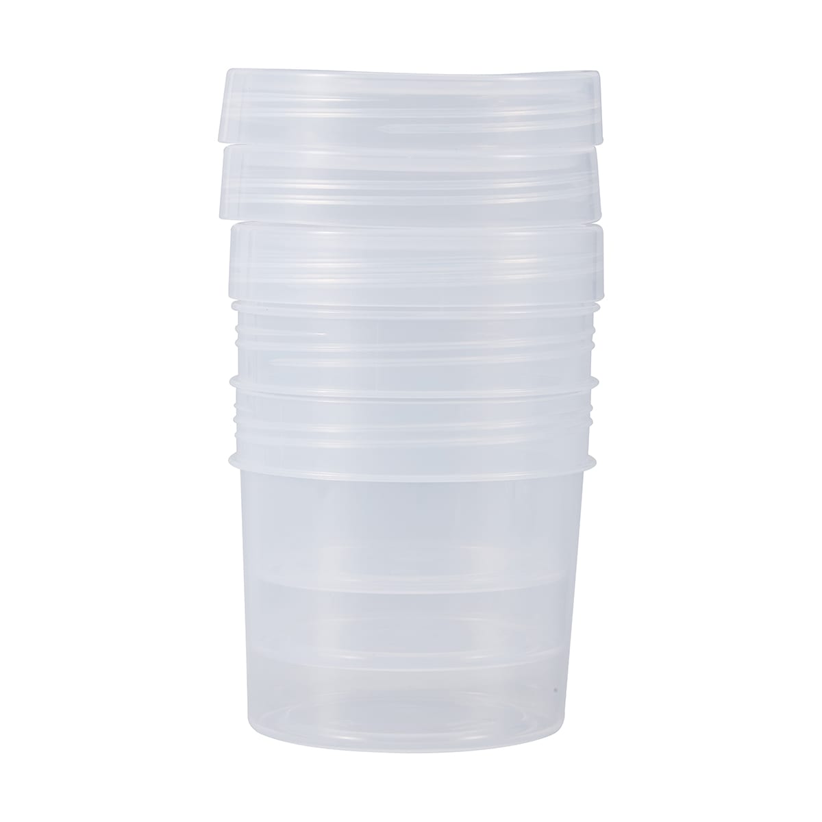 3 Pack 500ml Round Food Containers