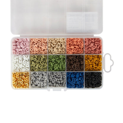 Clay Beads - Natural