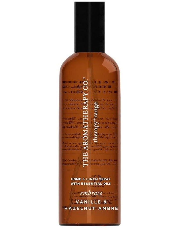 Embrace Vanille & Hazelnut Ambre Linen & Room Spray 100ml