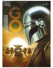 Puzzle-Mandalorian in Grogu of 1000 Piece
