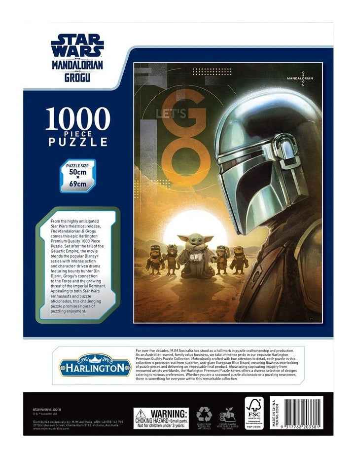 Puzzle-Mandalorian in Grogu of 1000 Piece