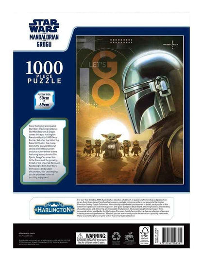 Puzzle-Mandalorian in Grogu of 1000 Piece