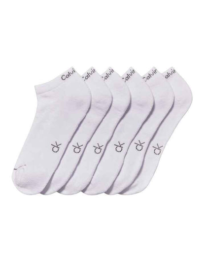 Sports Lowcut Socks 6 Pack in White