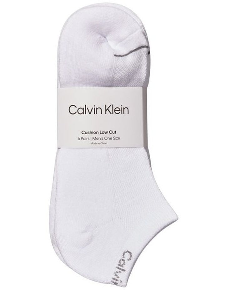 Sports Lowcut Socks 6 Pack in White
