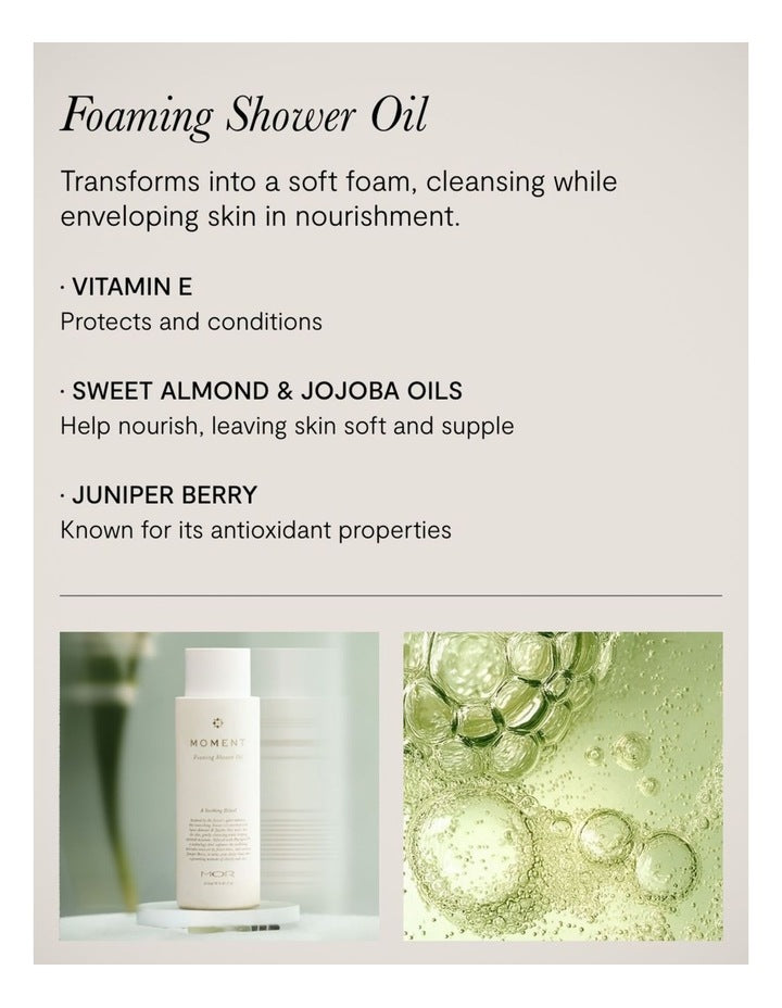 Moment Foaming Shower Oil 250ml
