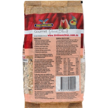 Bird Munchies Gourmet Food Blend Parrot 1kg