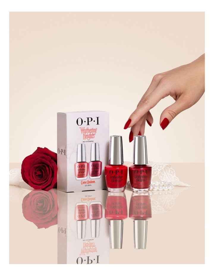 OPI x "WUTHERING HEIGHTS" Infinite Shine Reds Duo Pack