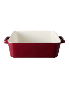Gift Boxed Epicurious Square Baker 24x8cm in Bordeaux
