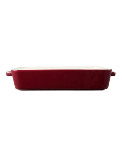 Gift Boxed Epicurious Rectangle Baker 32x22.5x7cm in Bordeaux