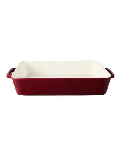 Gift Boxed Epicurious Rectangle Baker 32x22.5x7cm in Bordeaux
