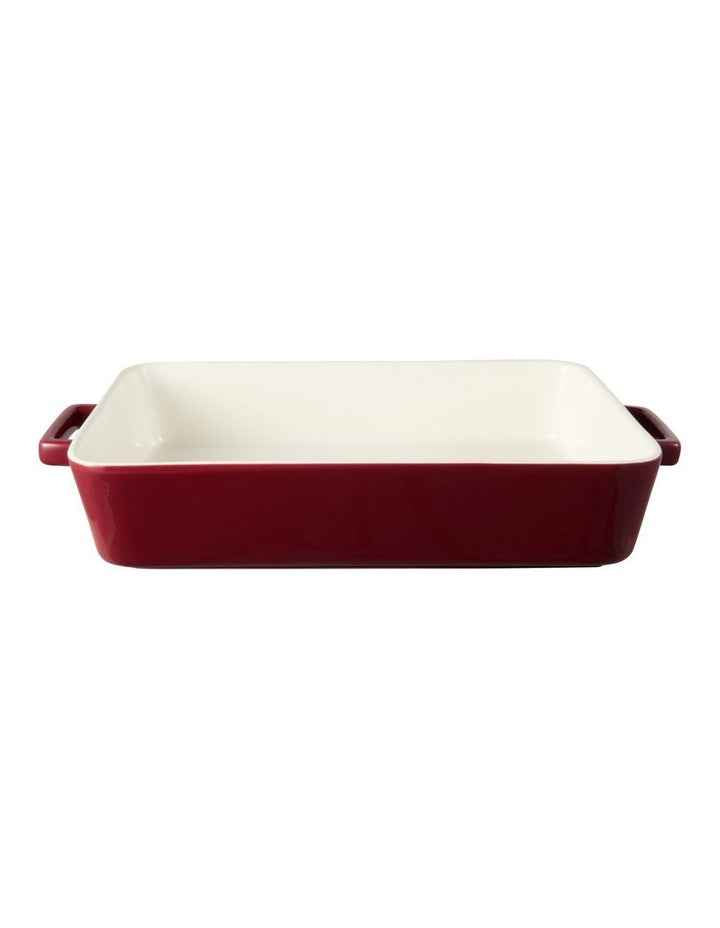Gift Boxed Epicurious Rectangle Baker 32x22.5x7cm in Bordeaux