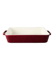 Gift Boxed Epicurious Rectangle Baker 32x22.5x7cm in Bordeaux