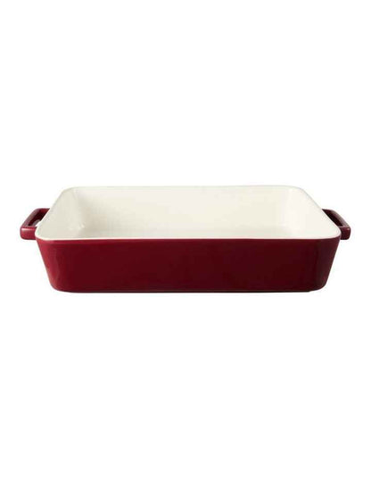 Gift Boxed Epicurious Rectangle Baker 32x22.5x7cm in Bordeaux