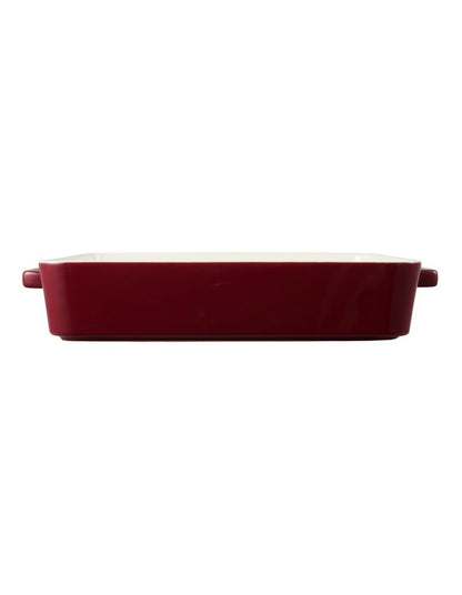 Epicurious Lasagne Dish Bordeaux Gift Boxed 36x24.5x7.5cm in Red
