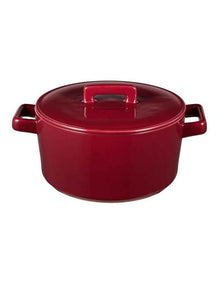 Epicurious Round Casserole Gift Boxed 1.3L in Bordeaux