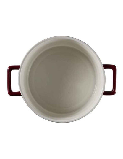 Epicurious Round Casserole Gift Boxed 1.3L in Bordeaux