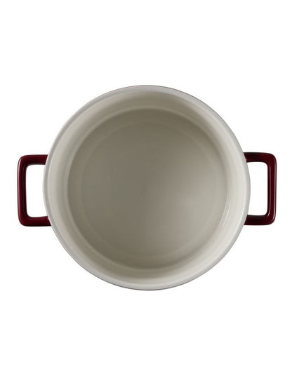 Epicurious Round Casserole Gift Boxed 1.3L in Bordeaux