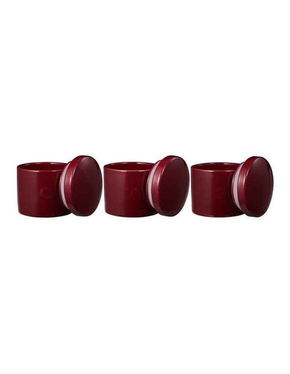 Epicurious Canister 500ml Set of 3 in Bordeaux