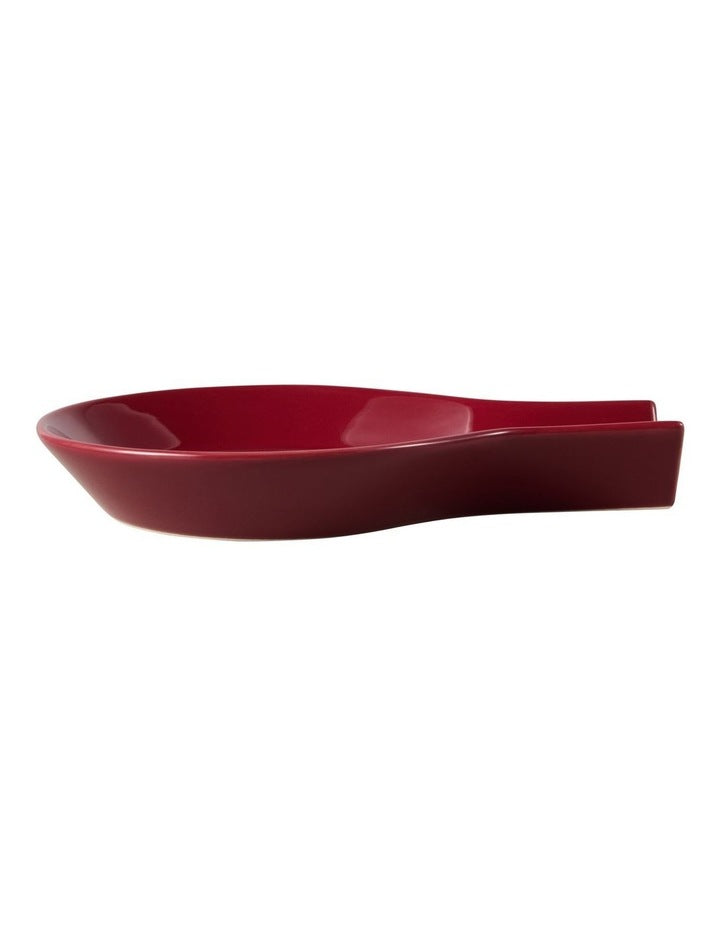 Epicurious Spoon Rest Gift Boxed in Bordeaux