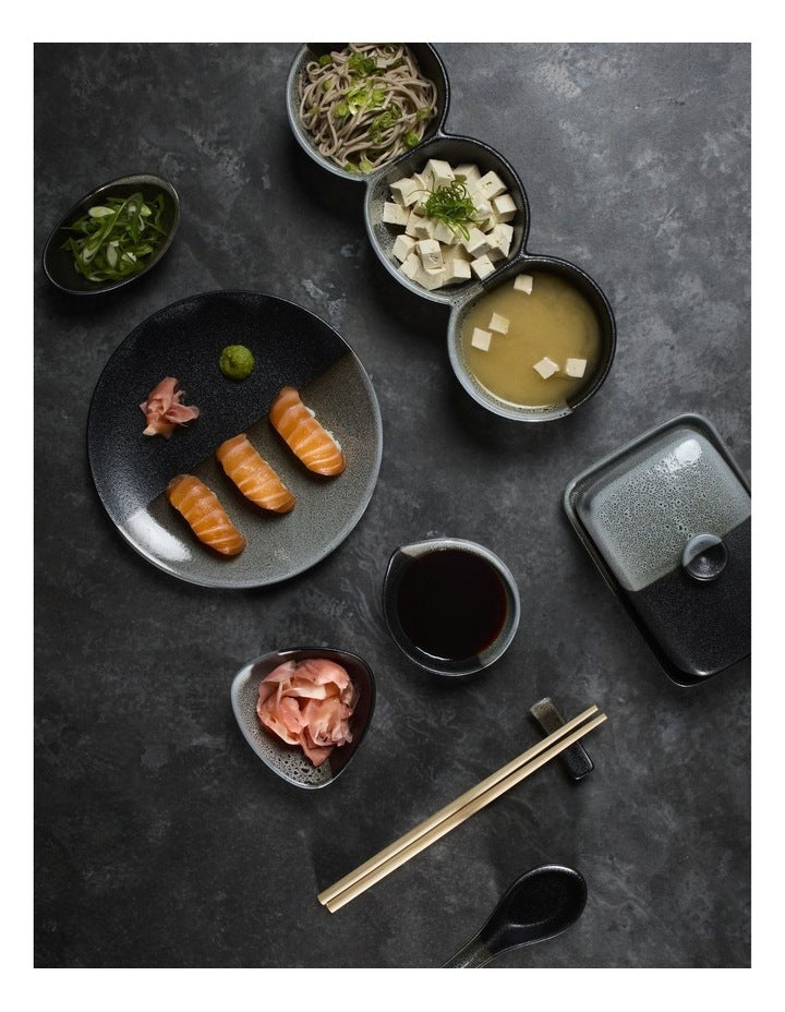 Umi Divided Serving Bowl 30x6.5cm in Seaweed