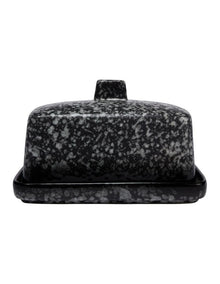 Caviar Granite Butter Dish Gift Boxed in Multi