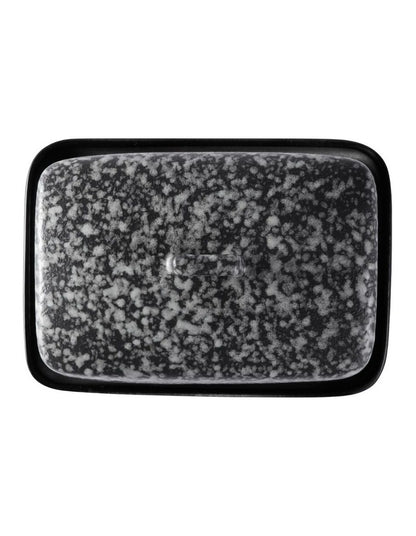 Caviar Granite Butter Dish Gift Boxed in Multi