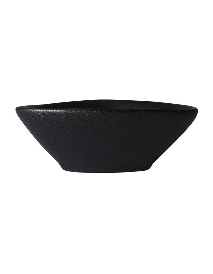 Caviar Triangle Sauce Bowl 10x3.5cm in Black